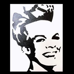 “P!NK” artwork
Acrylic on canvas 
8” x 10”